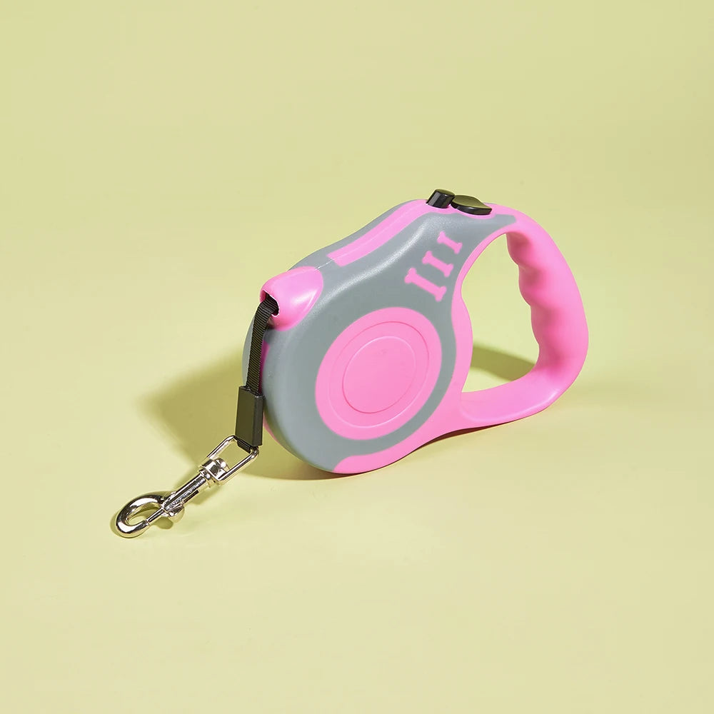 Correa Retráctil de Nylon Resistente para Perros y Gatos
