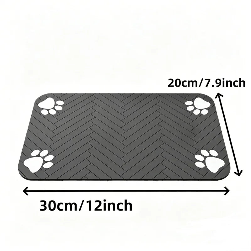 Alfombrilla Absorbente para Comederos y Bebederos de Mascotas