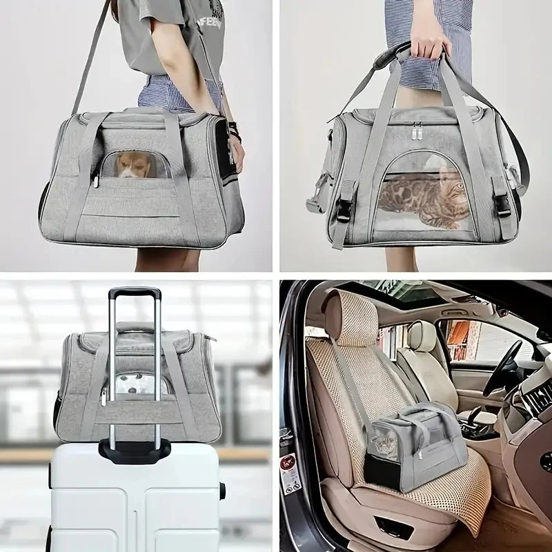 Transportin Blando para Gatos Grandes y Medianos