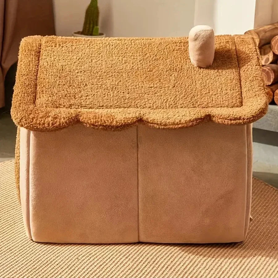 Casa-Cueva Sofa Plegable y Lavable para Mascotas Pequenas