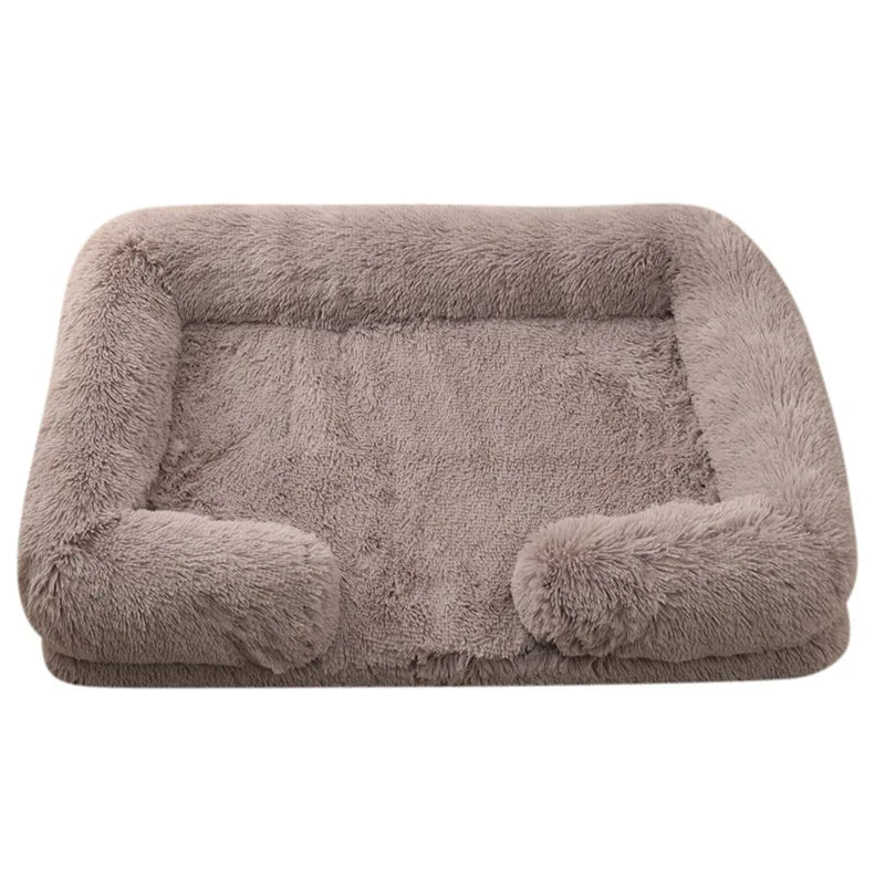 Cama de Peluche para Perros, Funda Desmontable