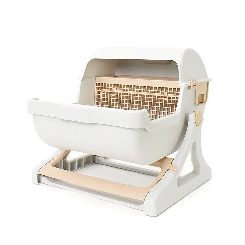 Arenero Semiautomático XL para Gatos