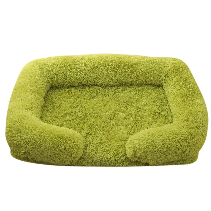 Cama de Peluche para Perros, Funda Desmontable