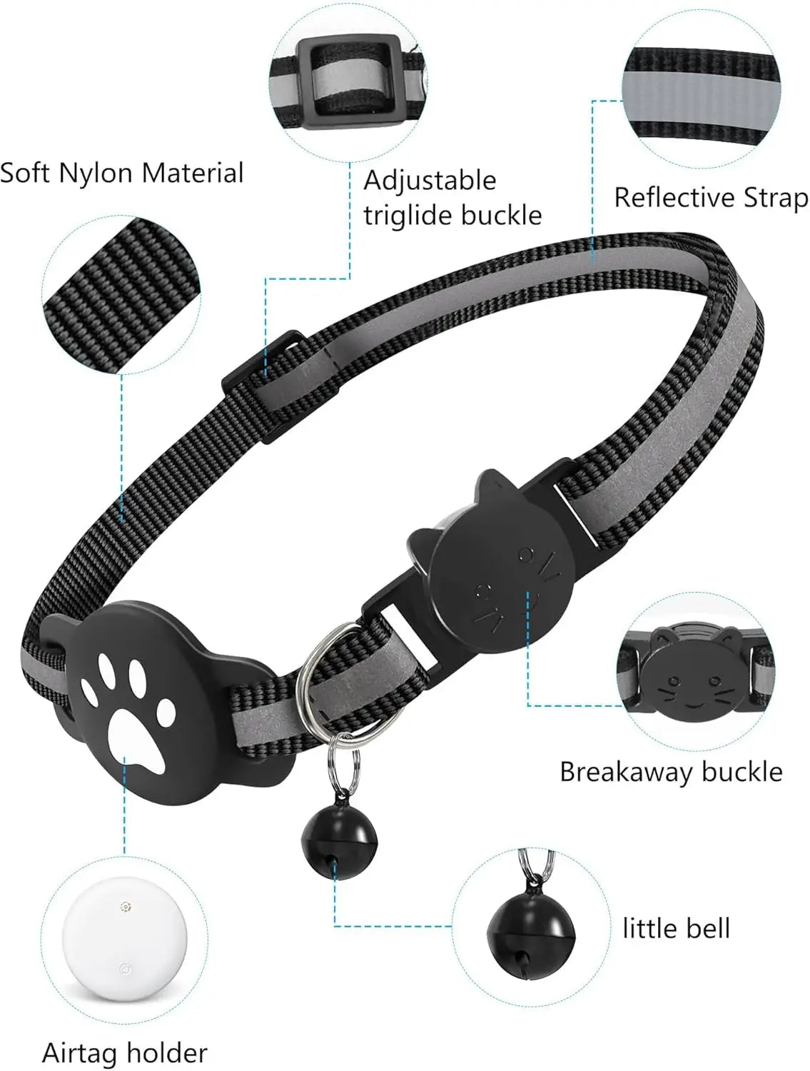 Localizador Bluetooth para Mascotas, Compatible con Google Find My