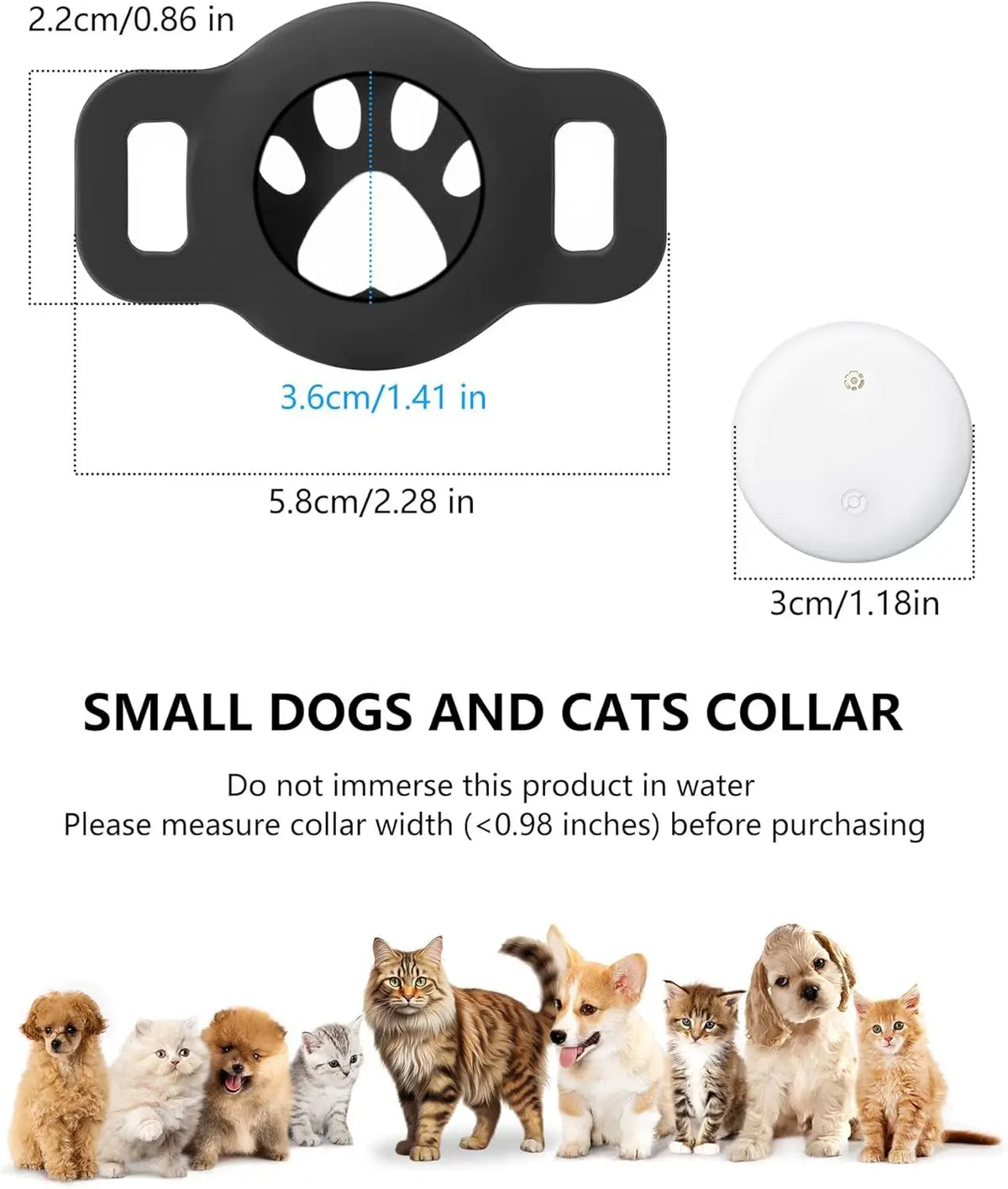 Localizador Bluetooth para Mascotas, Compatible con Google Find My