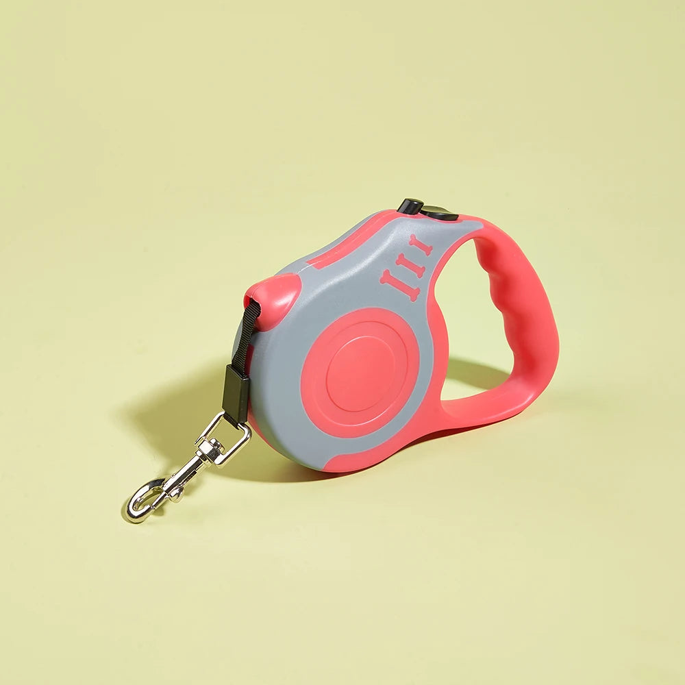 Correa Retráctil de Nylon Resistente para Perros y Gatos