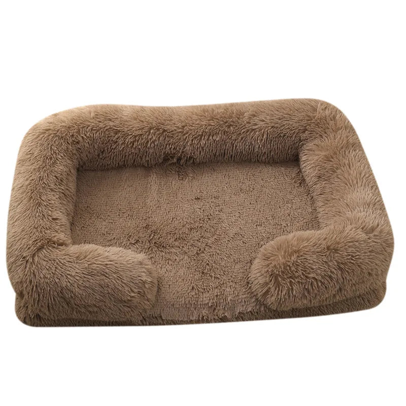 Cama de Peluche para Perros, Funda Desmontable