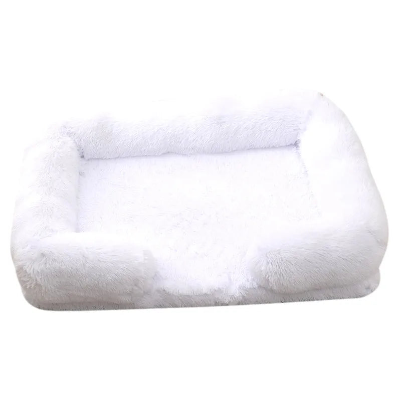 Cama de Peluche para Perros, Funda Desmontable