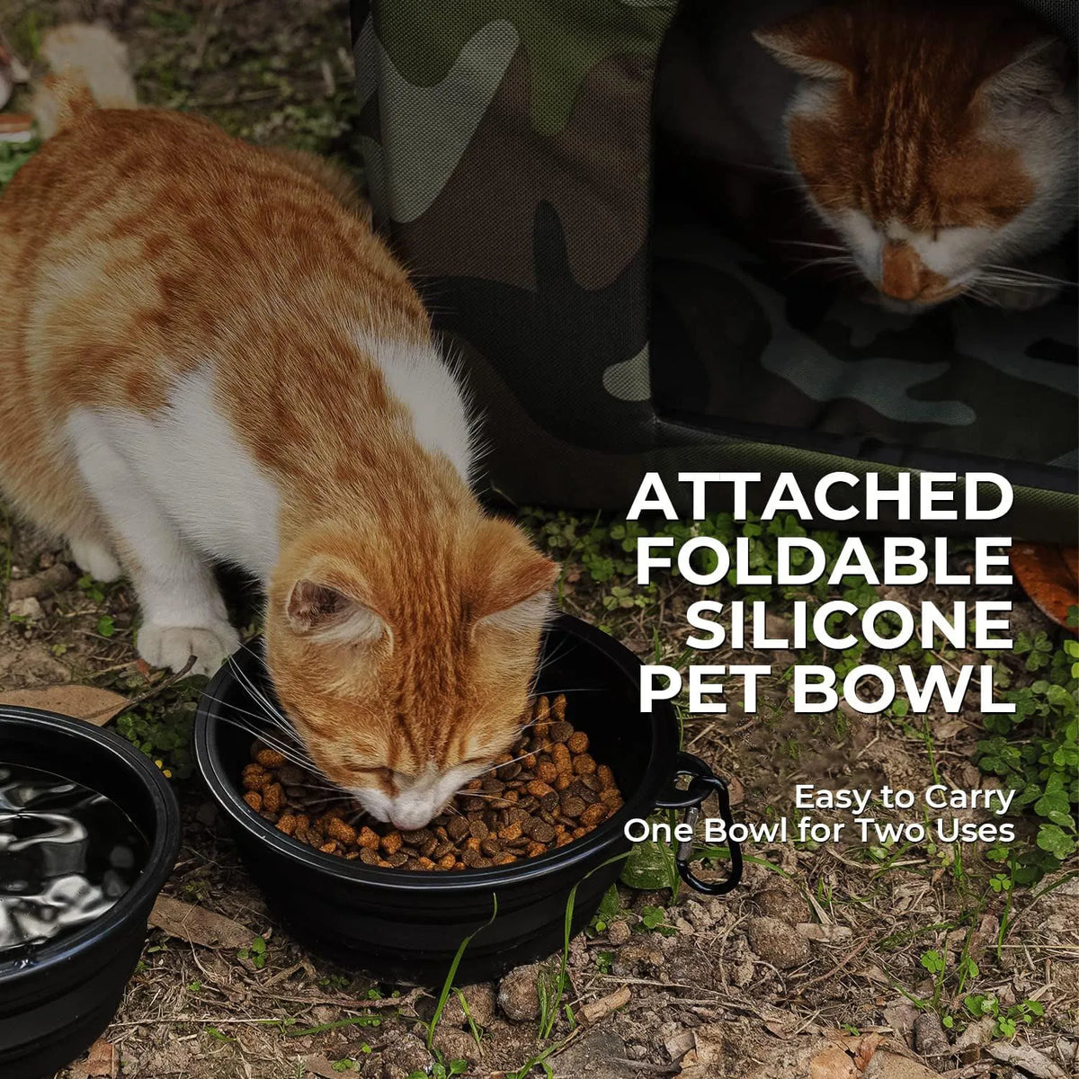 Caseta Plegable de Exterior para Gatos, Resistente al Frío