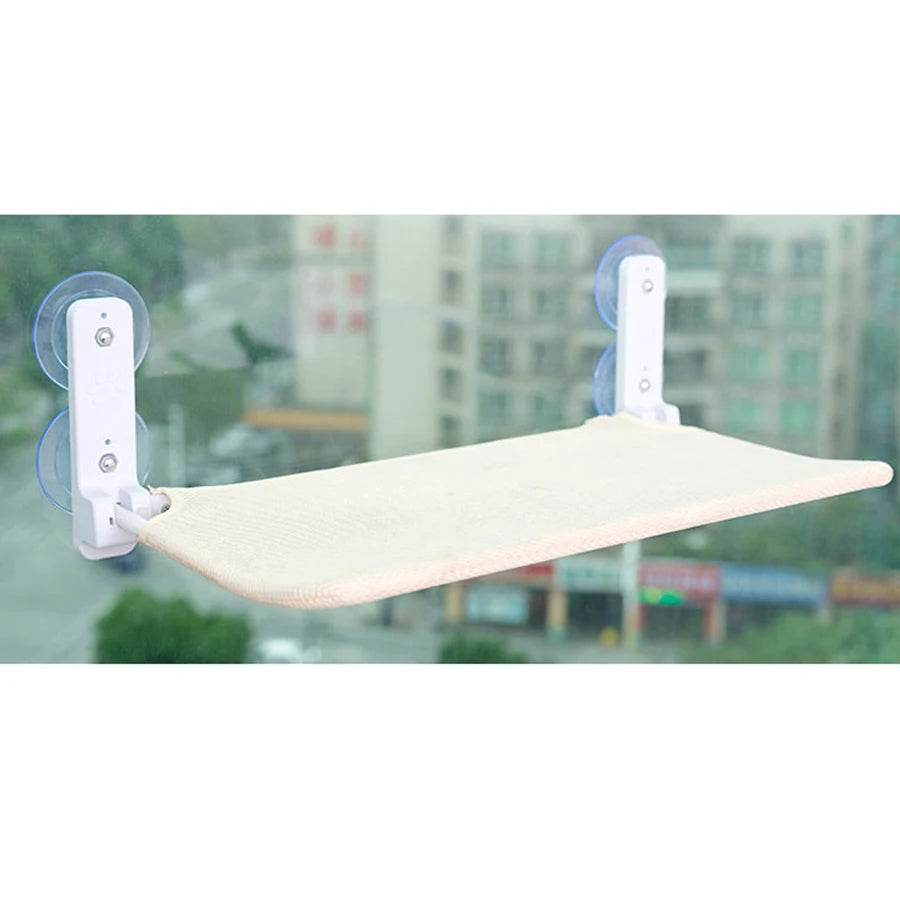Hamaca de Ventana Plegable para Gatos, con Ventosas