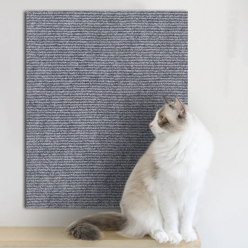 Alfombra Rascador Autoadhesiva para Gatos, Recortable