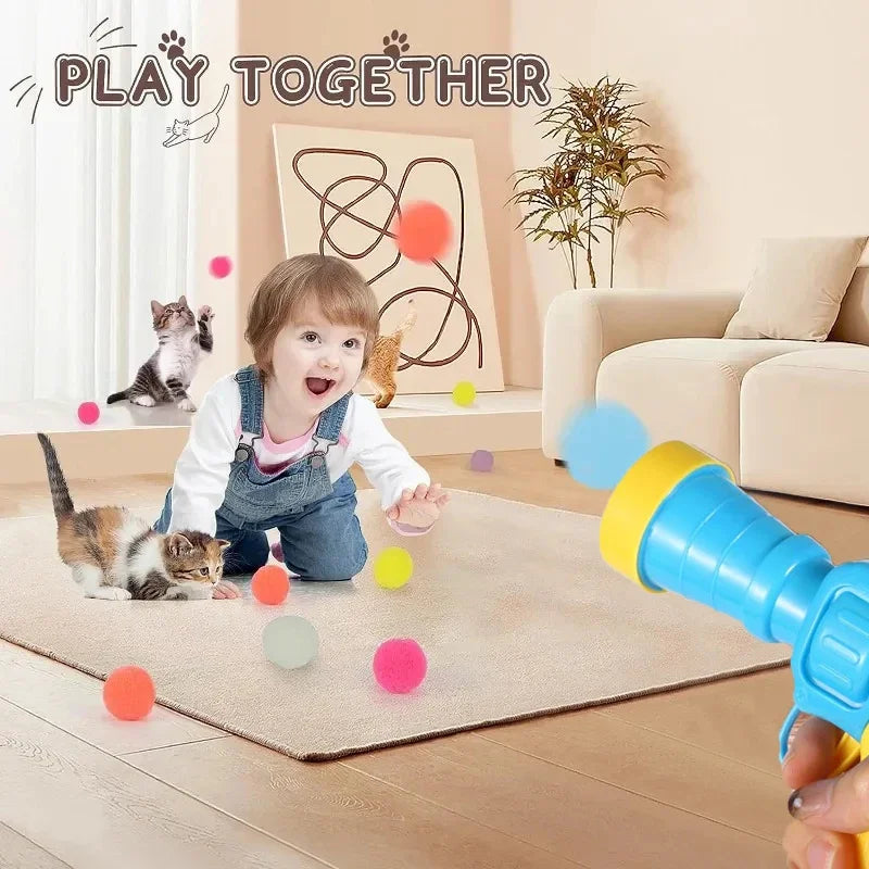 Juguete Lanzador Interactivo para Gatos