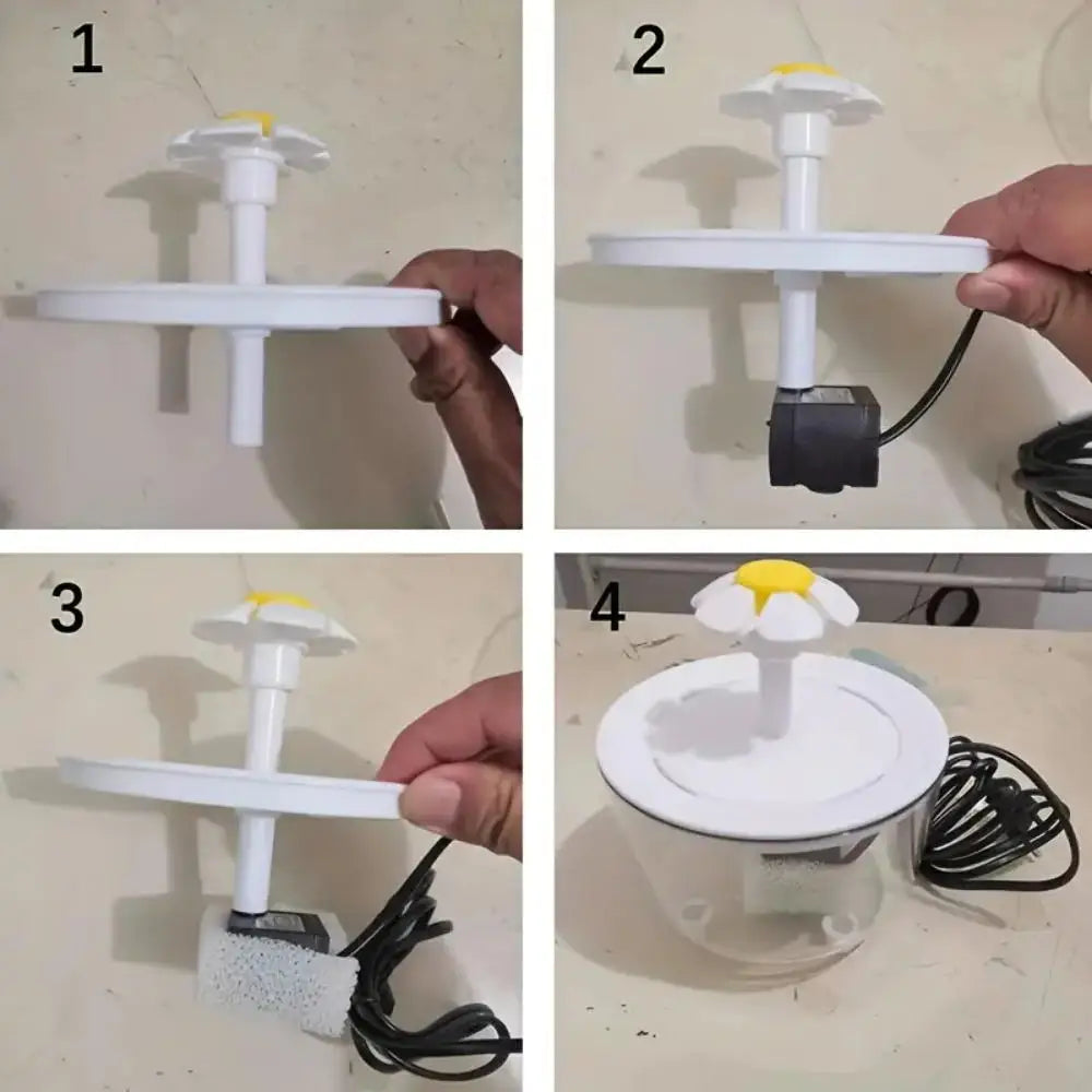 Fuente de Agua Automática para Gatos, 1.2L con Filtro