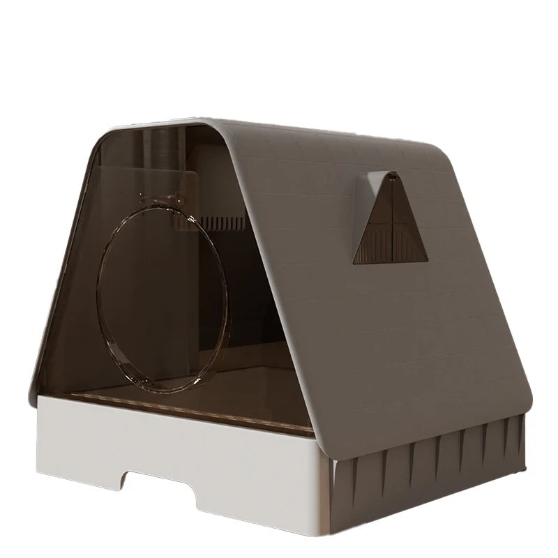 Arenero Cerrado XXL con Cajon para Gatos Grandes (Maine Coon)