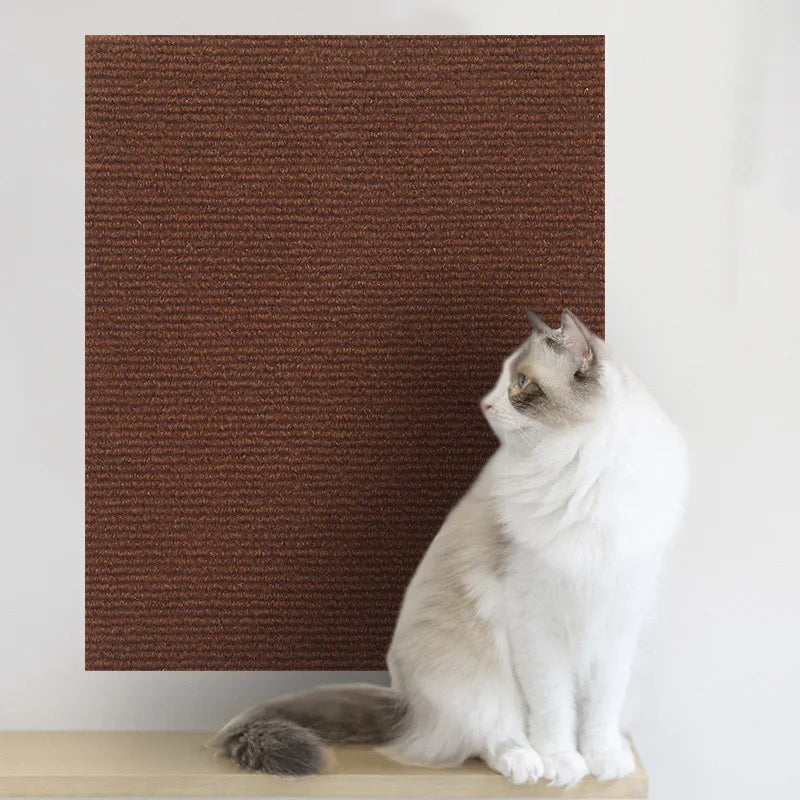 Alfombra Rascador Autoadhesiva para Gatos, Recortable