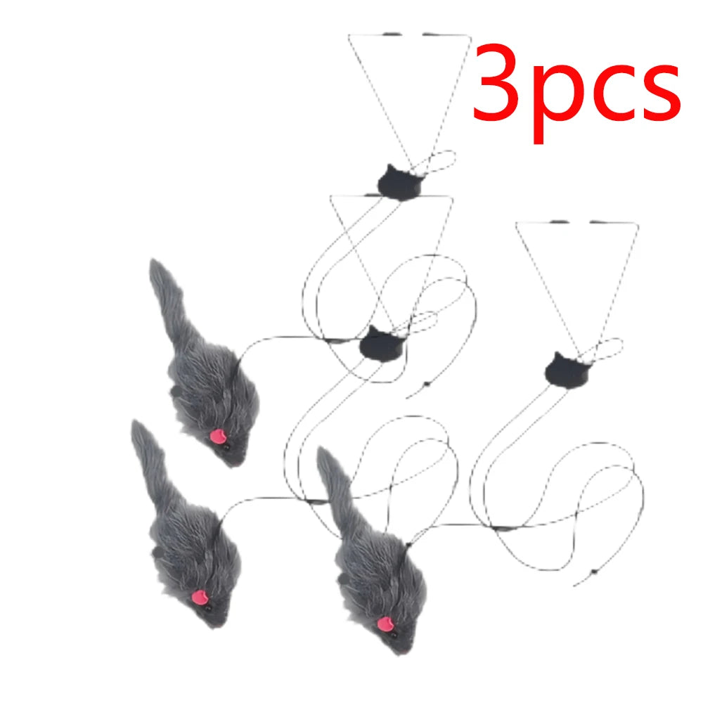 Juguete Raton Colgante Interactivo para Gatos, en Puerta