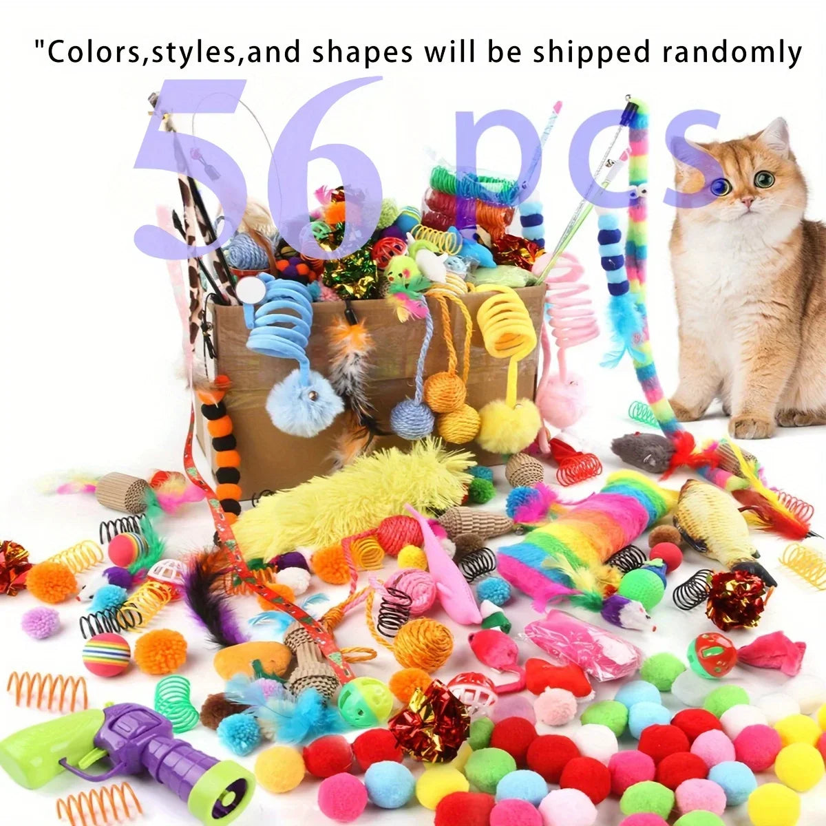 Pack Mixto de Juguetes para Gatos