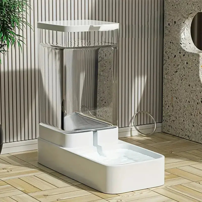 Dispensador Automático de Comida y Agua por Gravedad para Perros