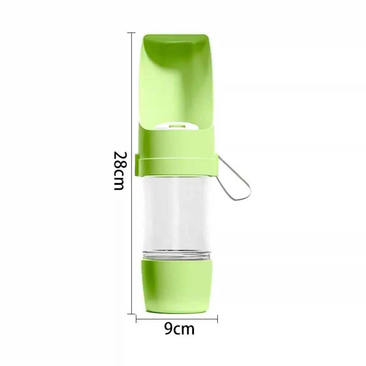 Botella Portátil de Agua y Comida para Perros y Gatos