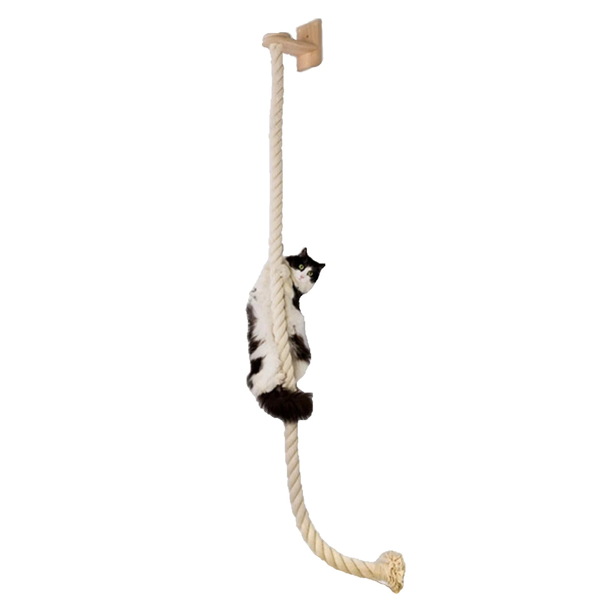 Estantes de Pared para Escalada de Gatos, Madera Natural