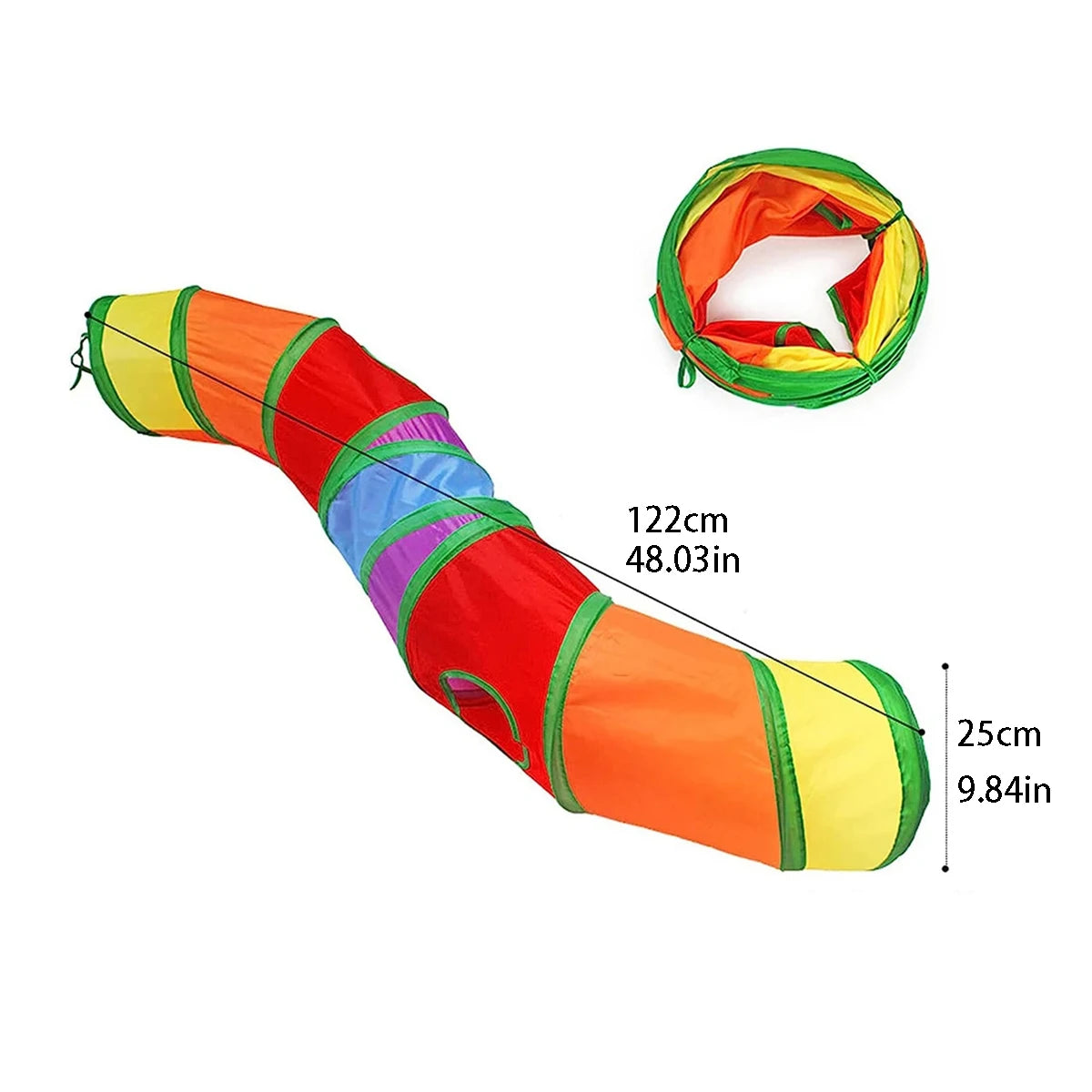 Túnel Plegable de Juego para Gatos