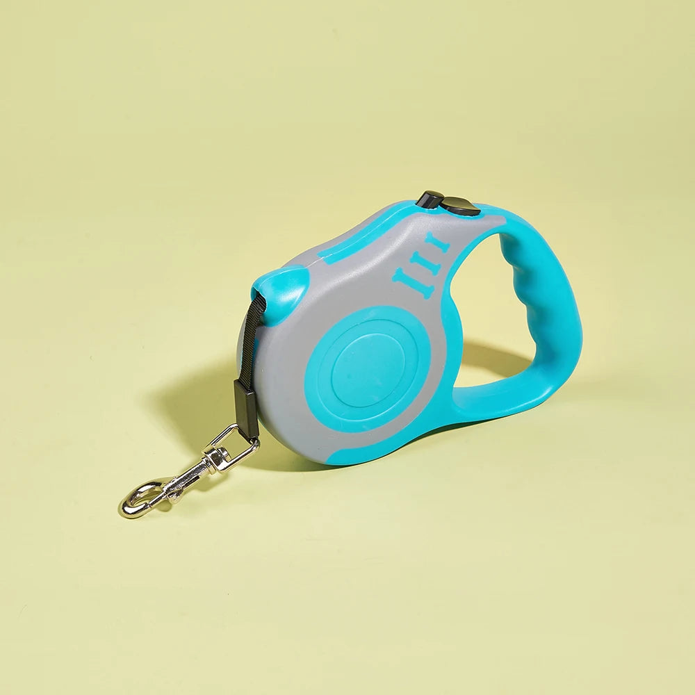 Correa Retráctil de Nylon Resistente para Perros y Gatos