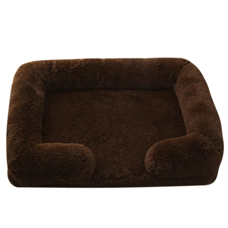 Cama de Peluche para Perros, Funda Desmontable
