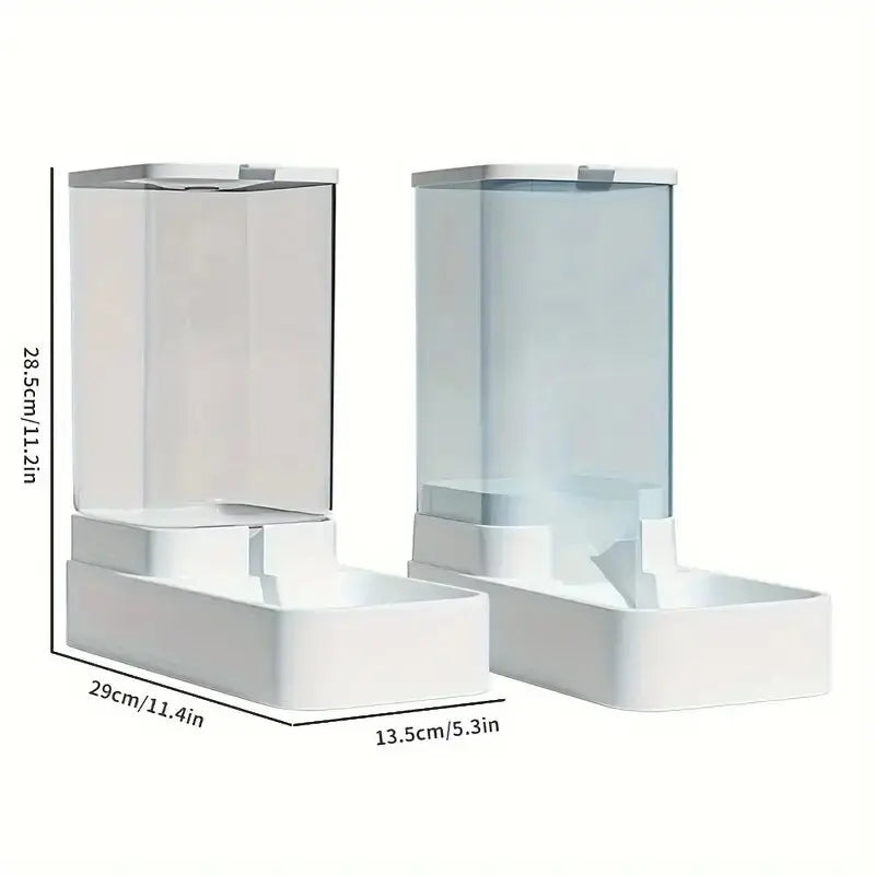 Dispensador Automático de Comida y Agua por Gravedad para Perros