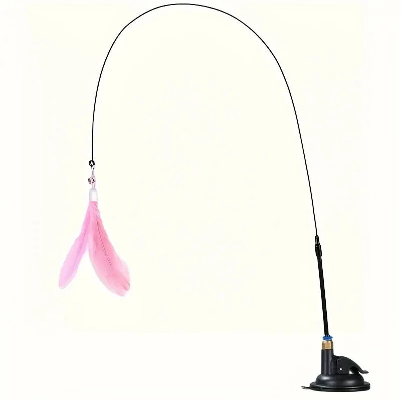 Varita Interactiva con Campana y Plumas para Gatos