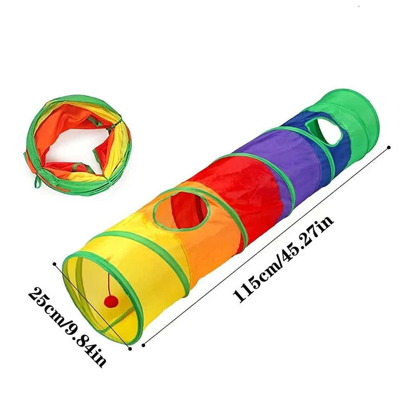 Túnel Plegable de Juego para Gatos
