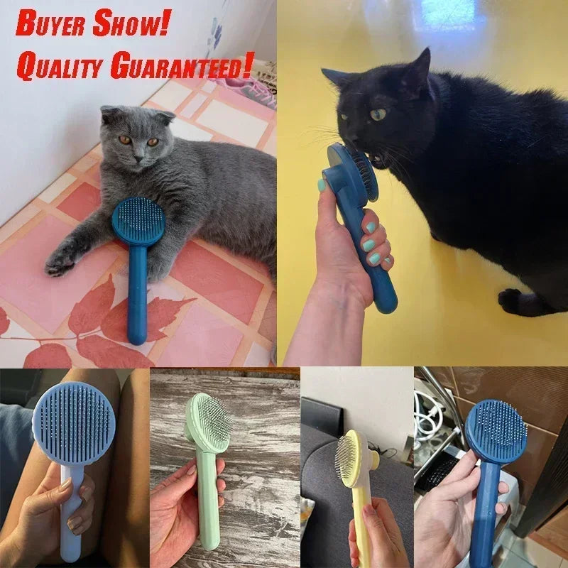 Cepillo para Gatos y Perros, Elimina Pelo Muerto