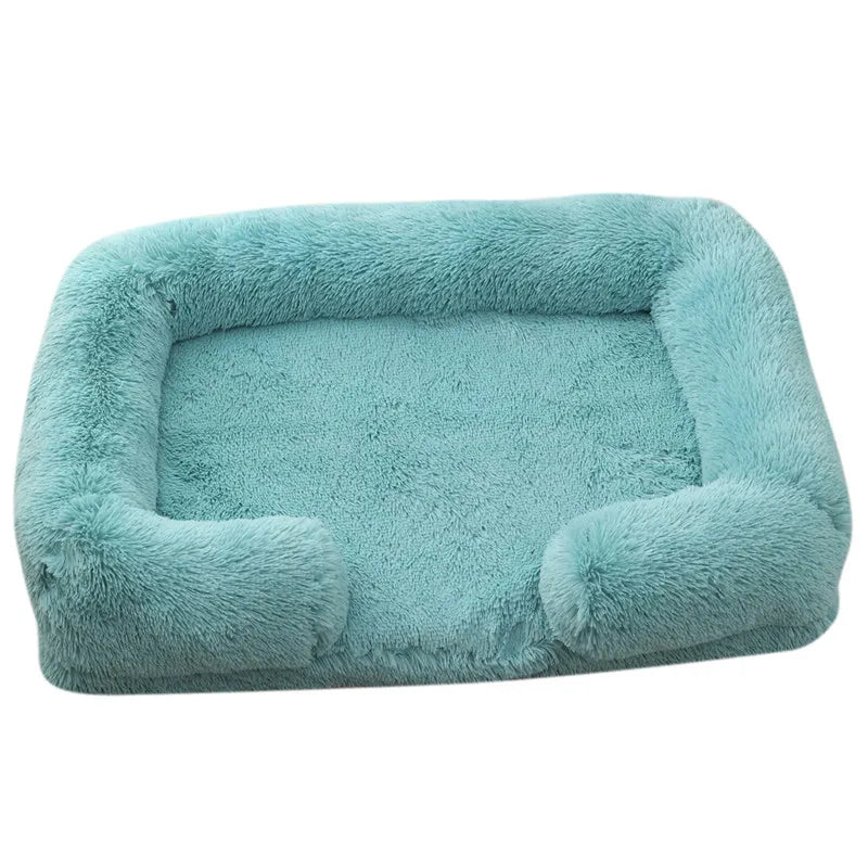 Cama de Peluche para Perros, Funda Desmontable