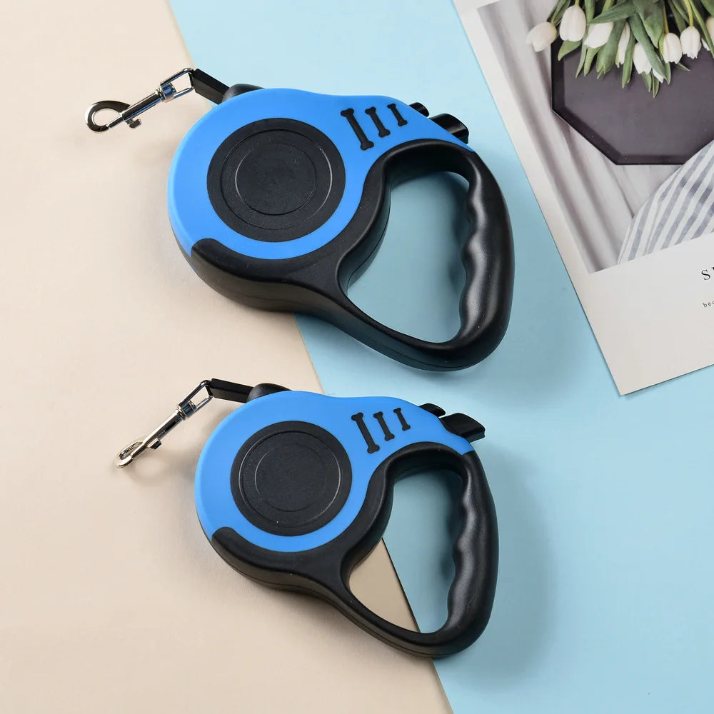 Correa Retráctil Automática para Perros y Gatos, 3m/5m