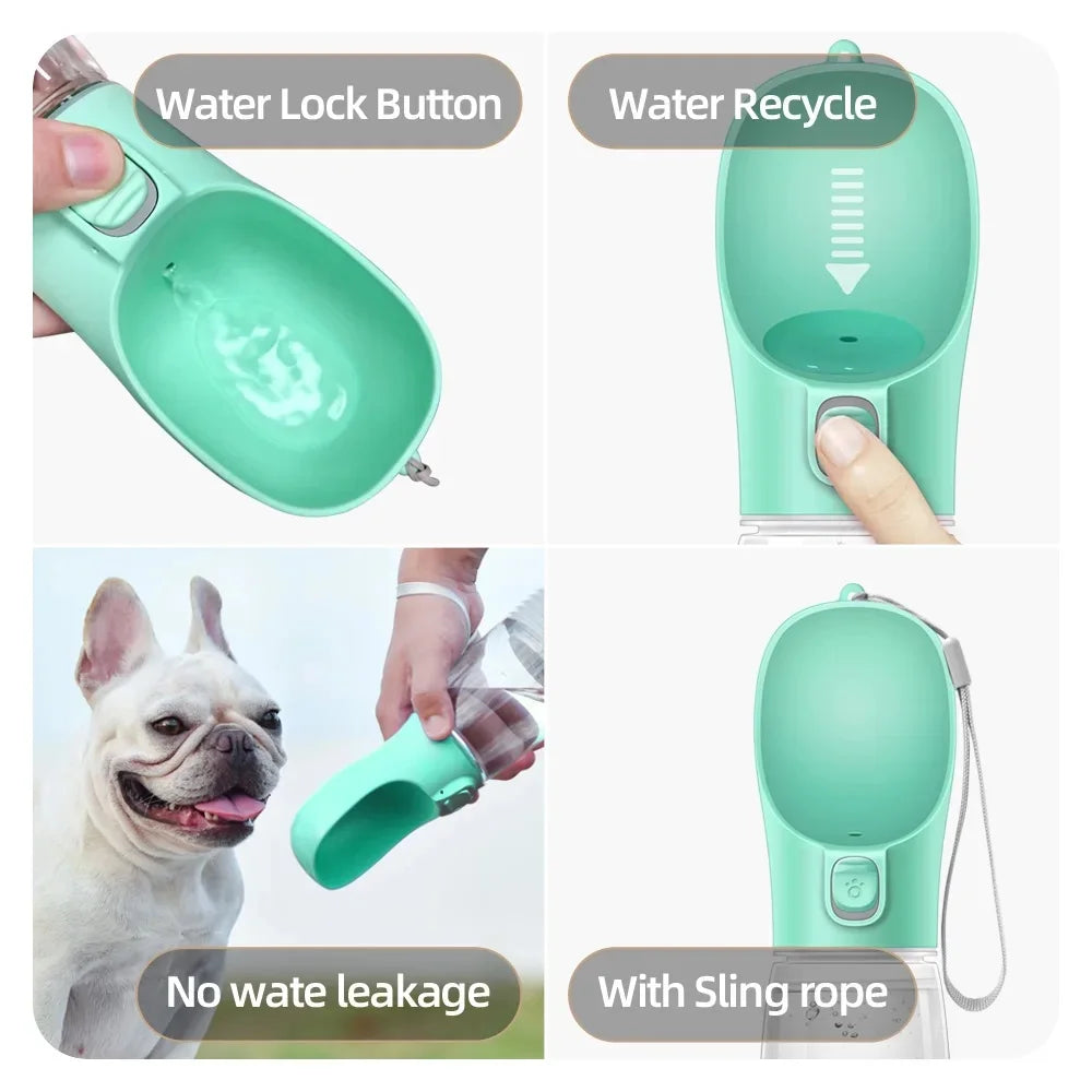 Botella de Agua Portátil para Perros y Gatos