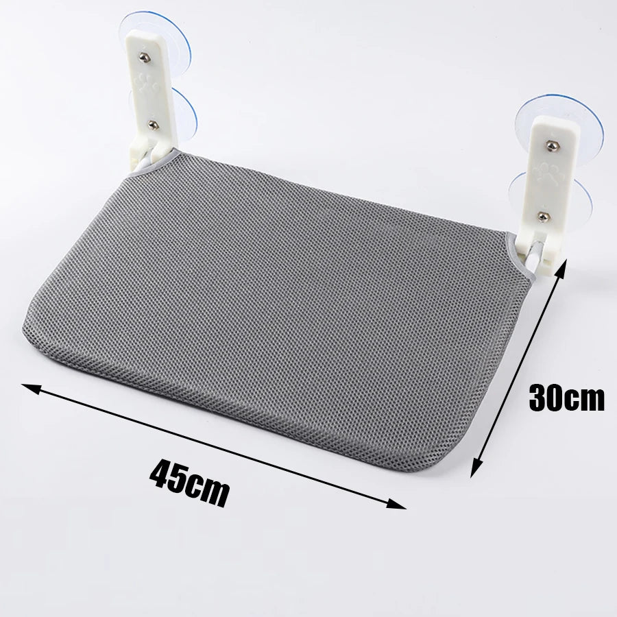 Hamaca de Ventana Plegable para Gatos, con Ventosas