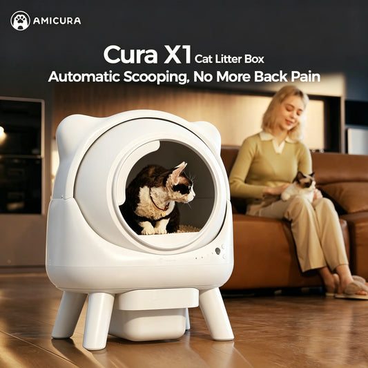 Arenero Automático Amicura-X1, 80L, Control por App