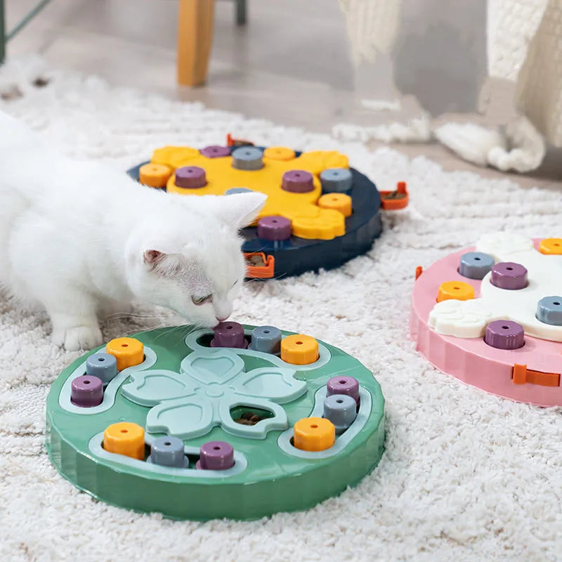 Juguete Puzzle Interactivo para Gatos y Perros