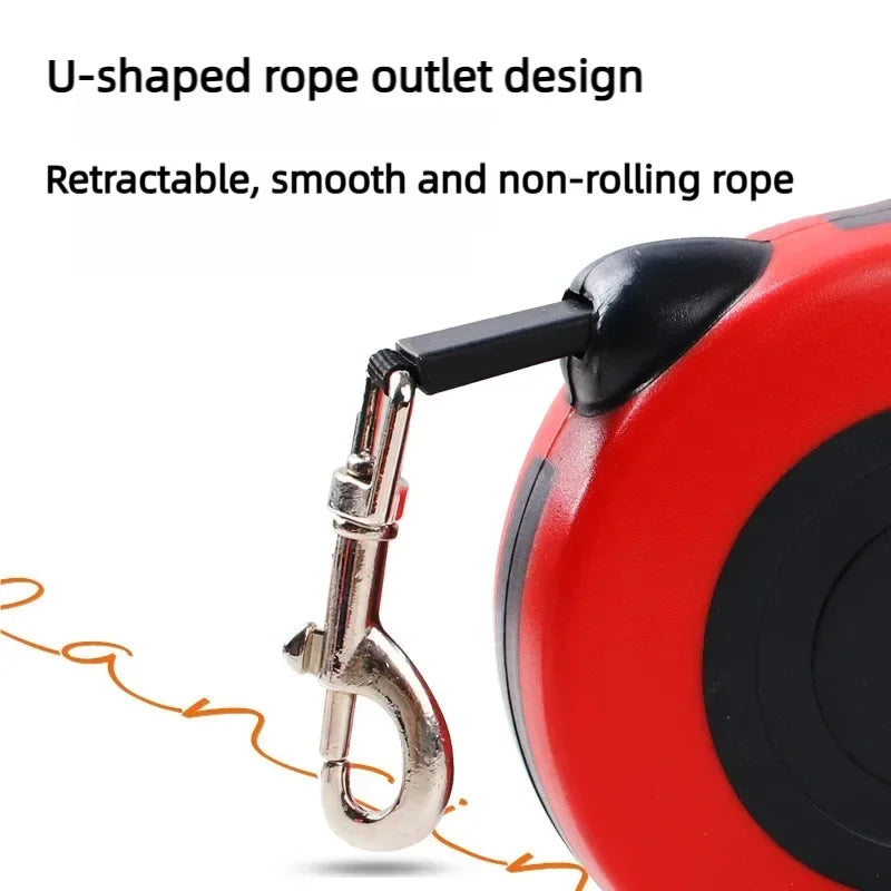 Correa Retráctil Automática para Perros y Gatos, 3m/5m