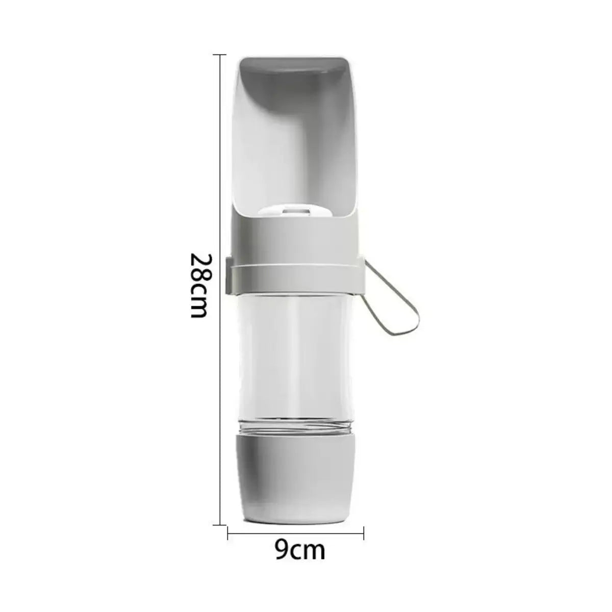 Botella Portátil de Agua y Comida para Perros y Gatos