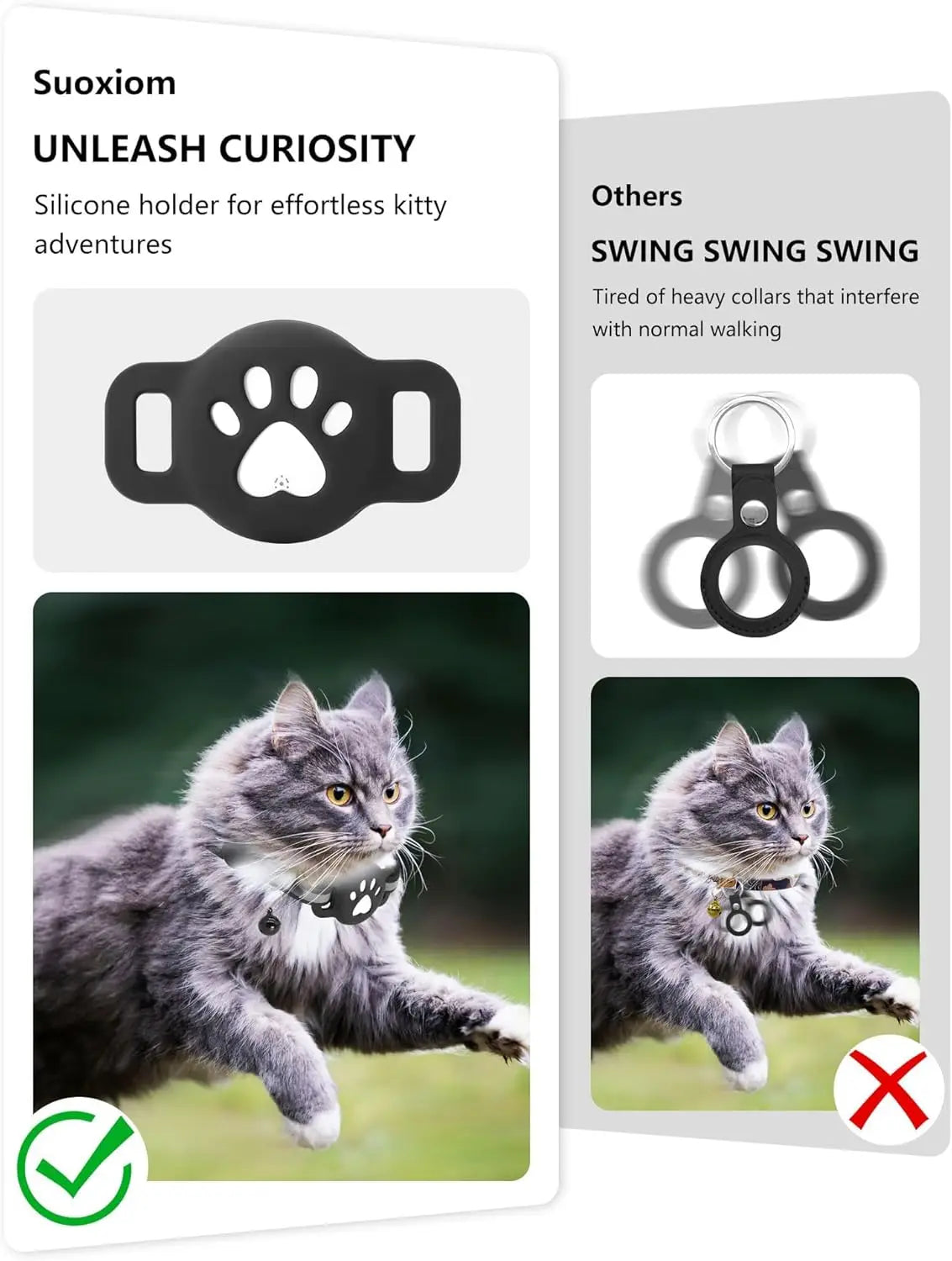 Localizador Bluetooth para Mascotas, Compatible con Google Find My