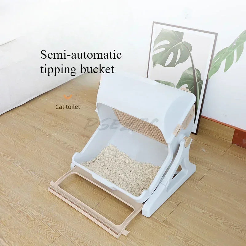 Arenero Semiautomático XL para Gatos