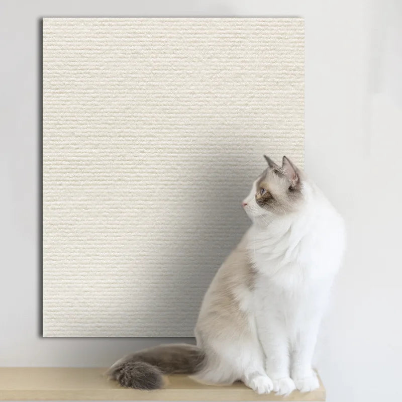 Alfombra Rascador Autoadhesiva para Gatos, Recortable