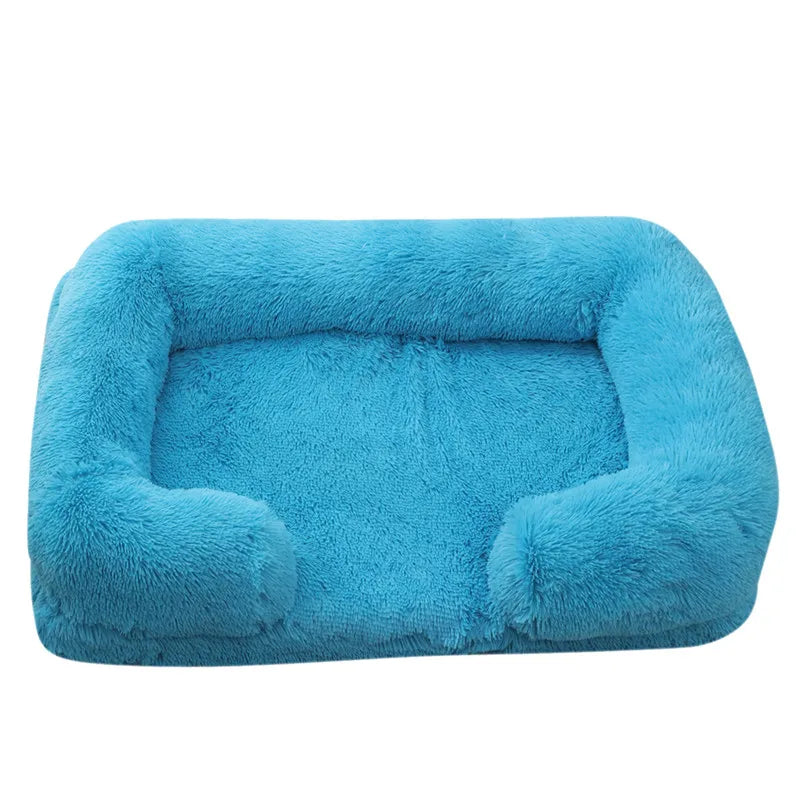 Cama de Peluche para Perros, Funda Desmontable